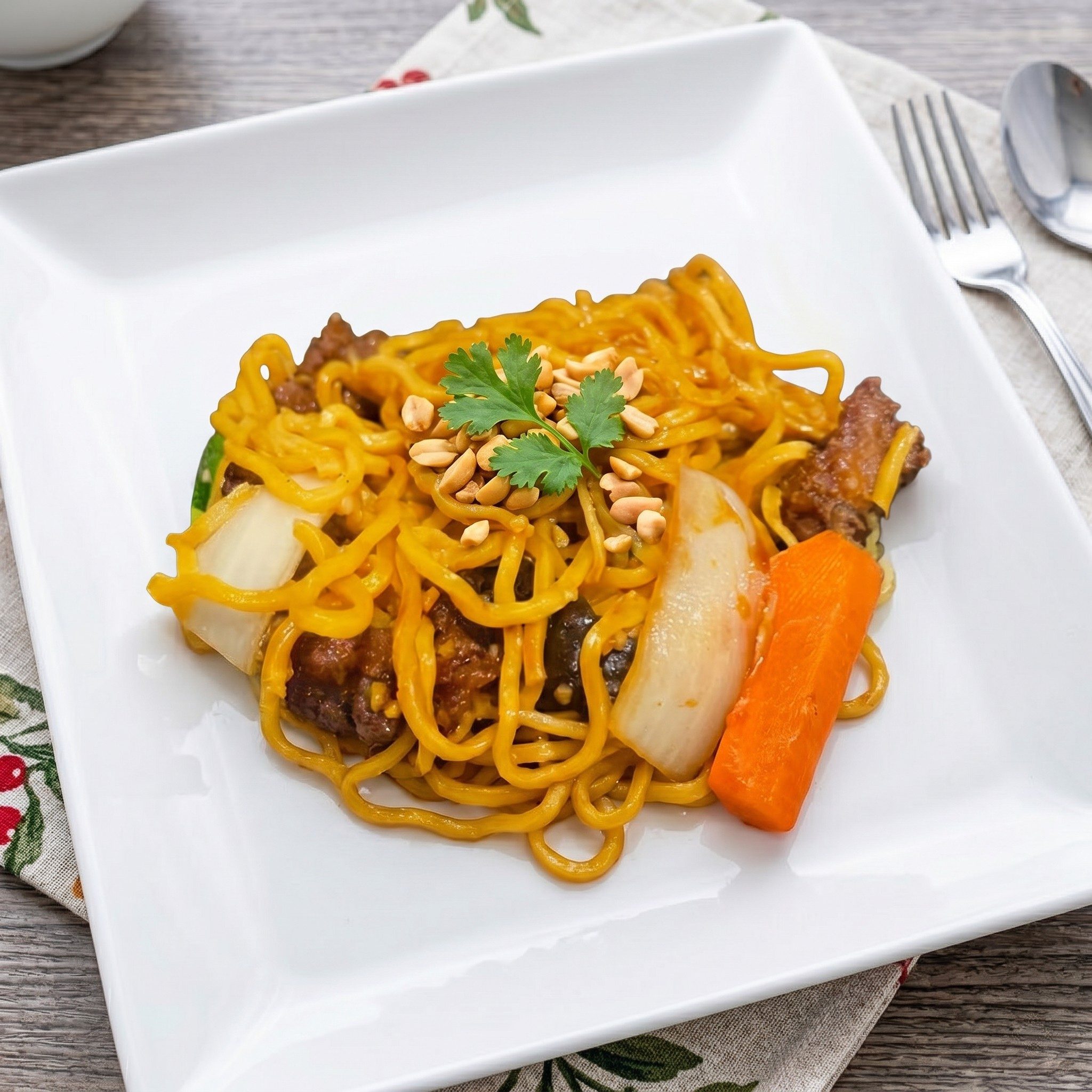 Crispy Egg Noodle.