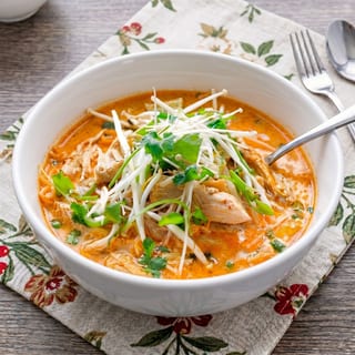 Shrimp and Pork Egg Noodle Soup