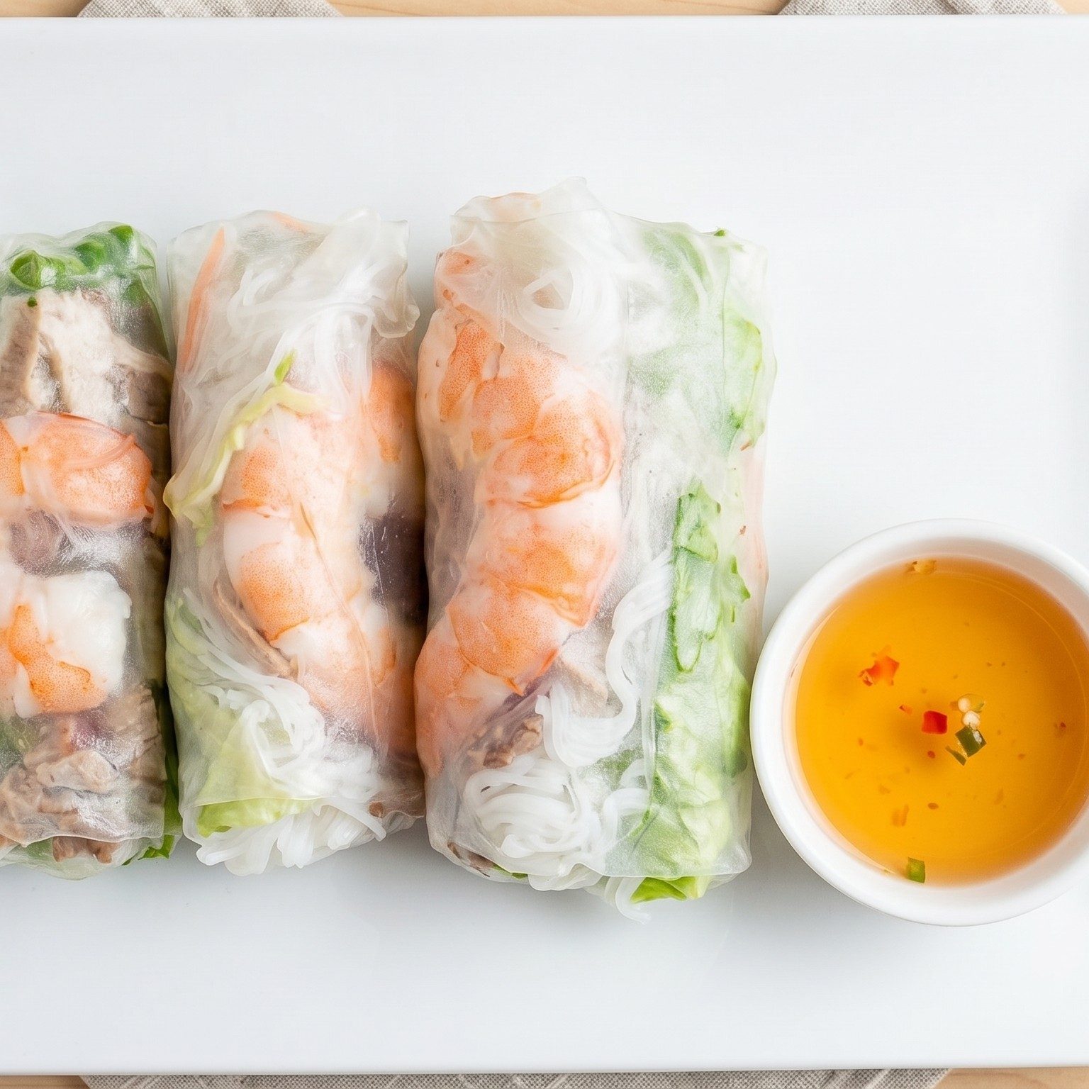 Vietnamese Spring Rolls.