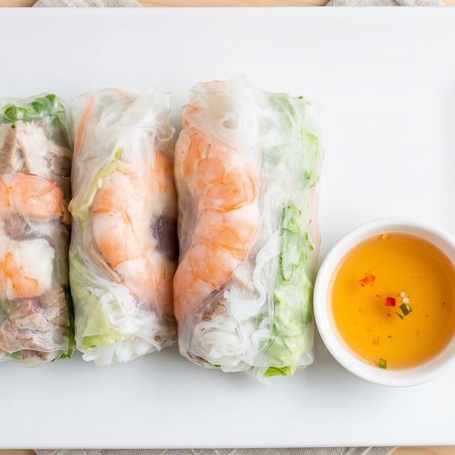 Vietnamese Spring Rolls.