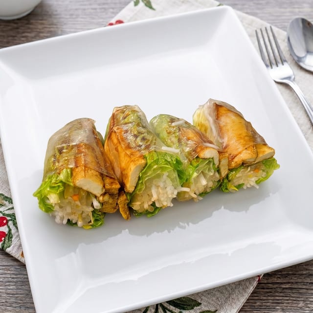 Tofu Spring Rolls.