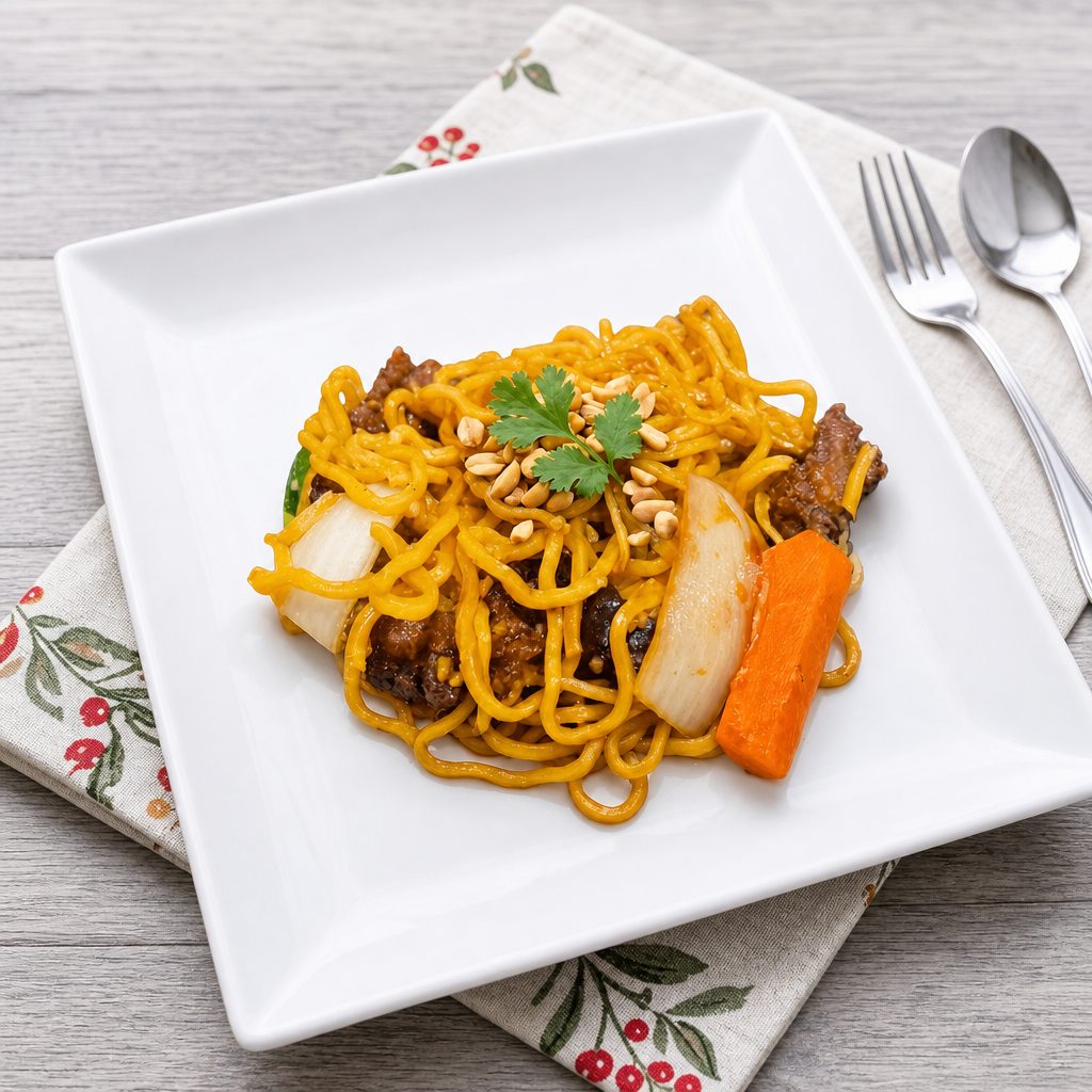 Crispy Egg Noodle.