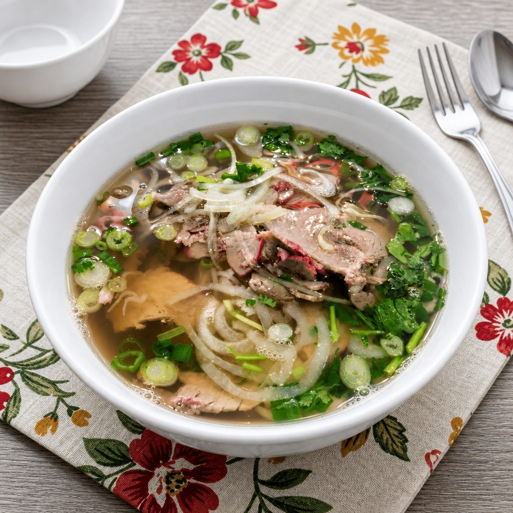 Special BBQ Pork Pho.