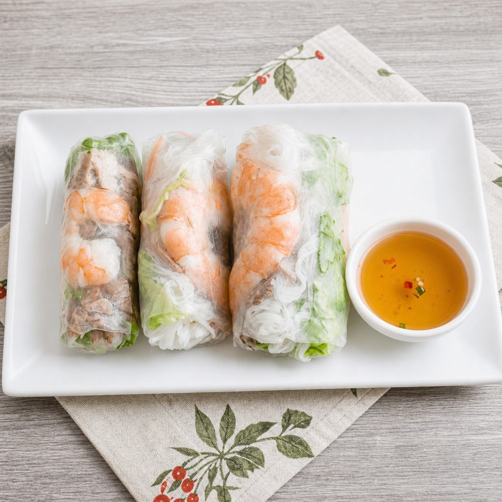 Vietnamese Spring Rolls.