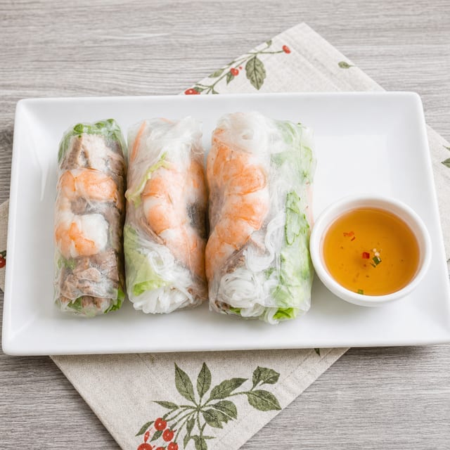 Vietnamese Spring Rolls.