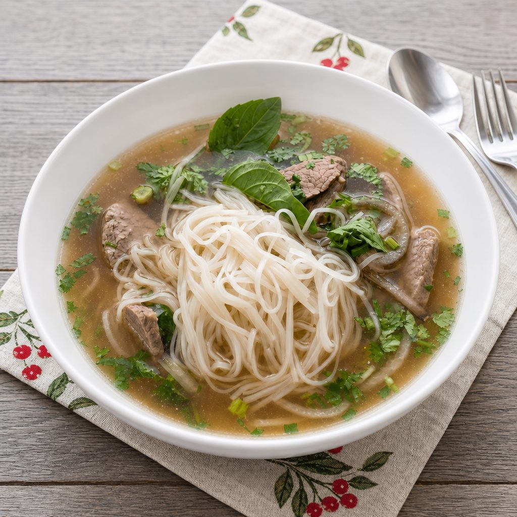 Beef Ball Pho.
