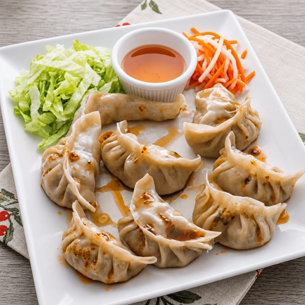 Steamed Dumplings.