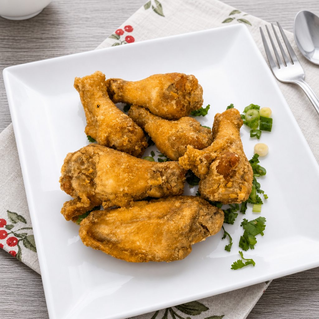 Crispy Chicken Wings.