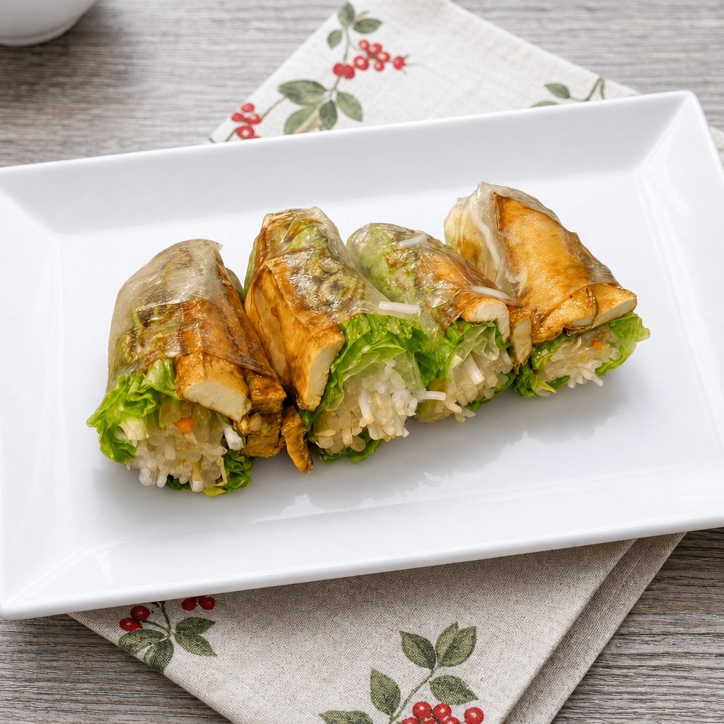 Tofu Spring Rolls.