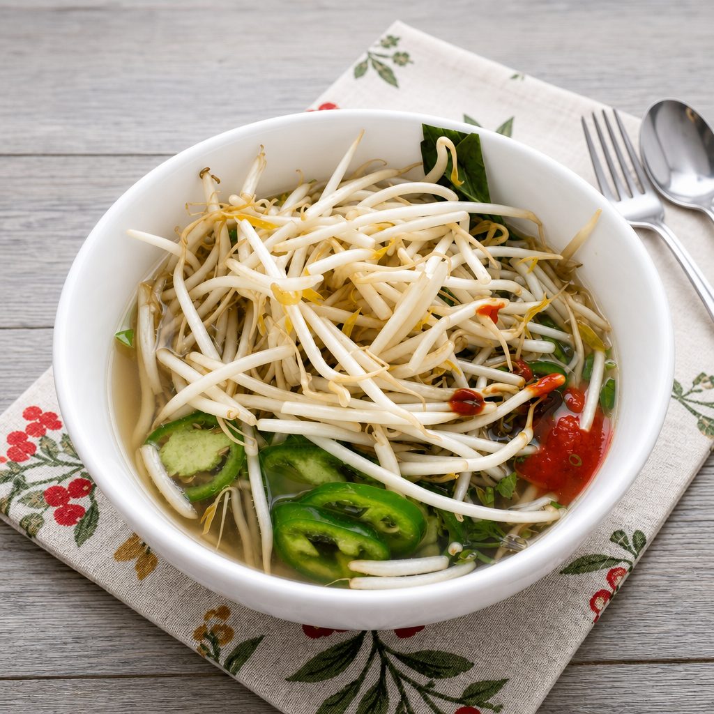 Well Done Flank Steak, Tendon Pho.