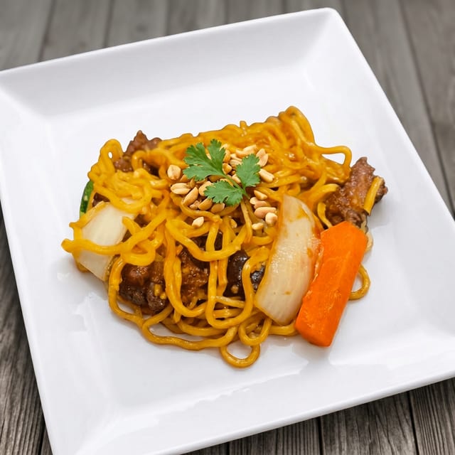 Crispy Egg Noodle.