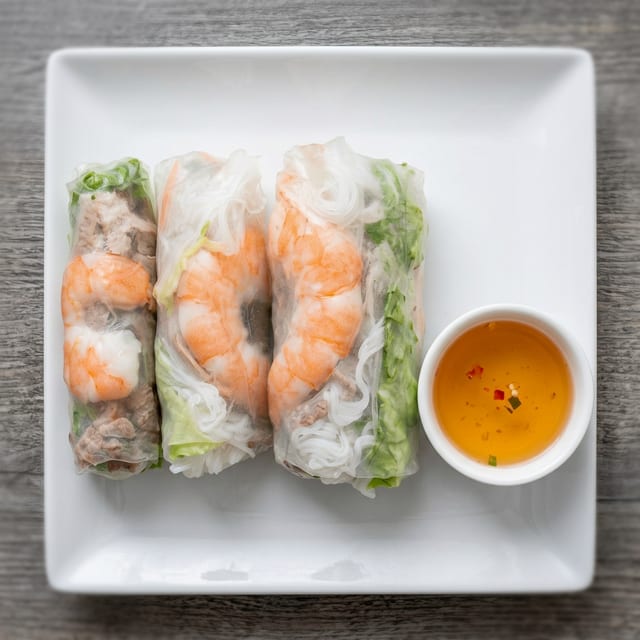 Vietnamese Spring Rolls.