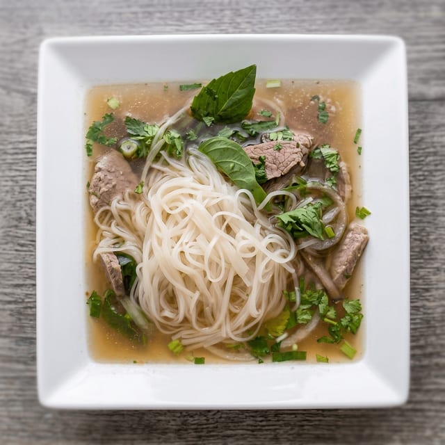 Beef Ball Pho.