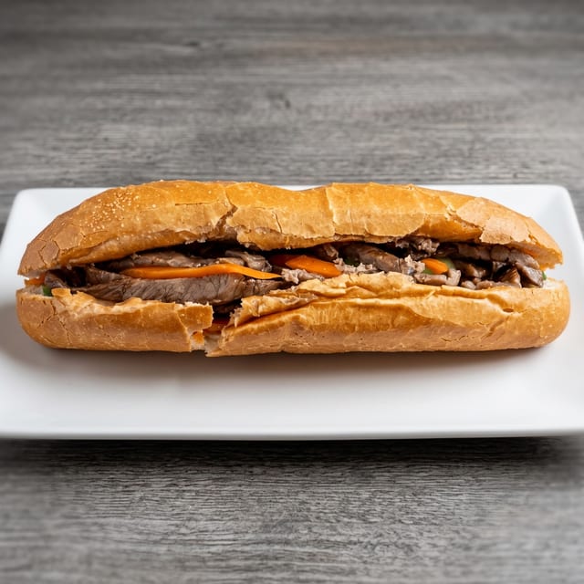 Grilled Beef Banh Mi.