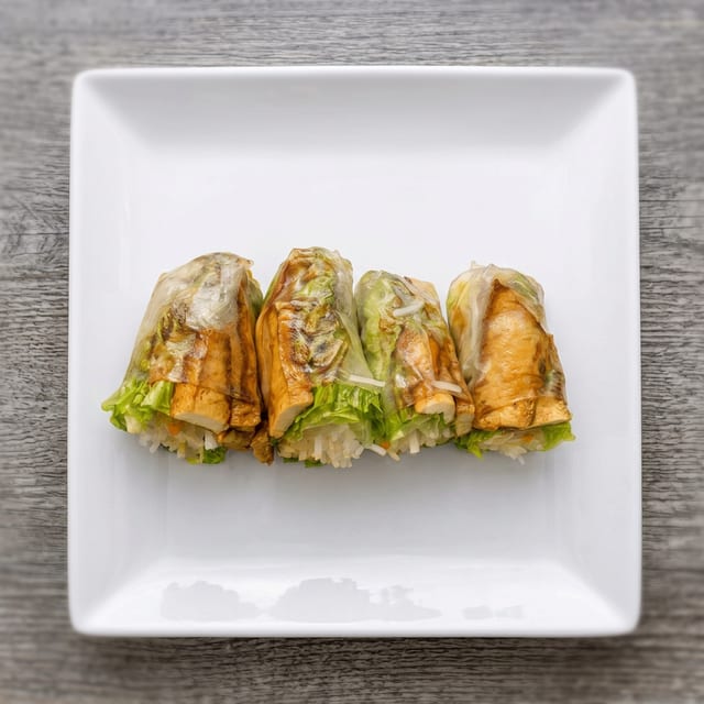 Tofu Spring Rolls.